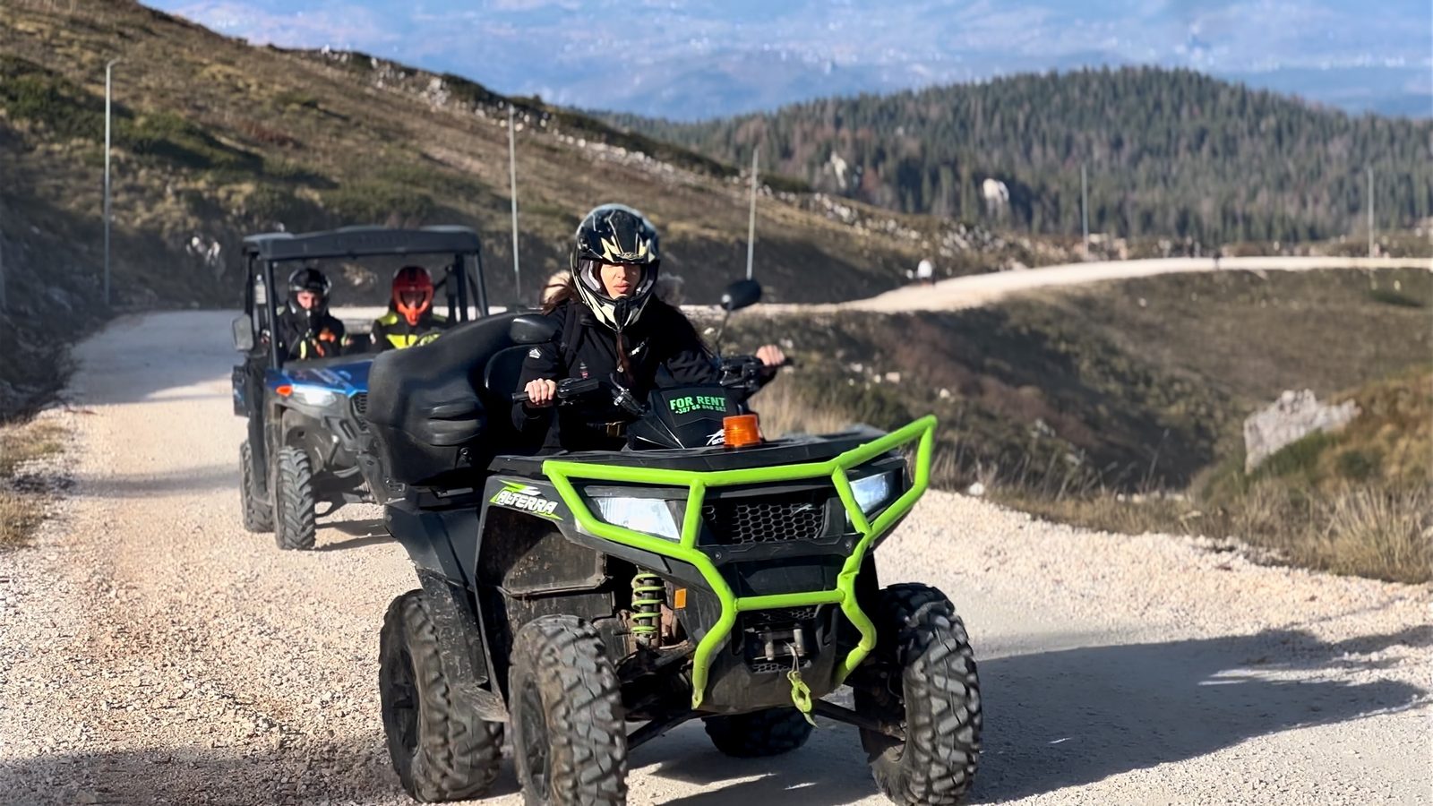 Vodjeno iznajmljivanje kvadova na Jahorini